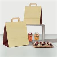 BUSTE CARTA TAKE AWAY   BICOLOR PIATTINA 27+17X29