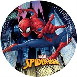 PIATTI CARTA CM.20 PZ. 8 SPIDERMAN