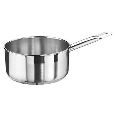 CASSERUOLA INOX FONDA 1 MAN. CM. 12 PROFESSIONAL