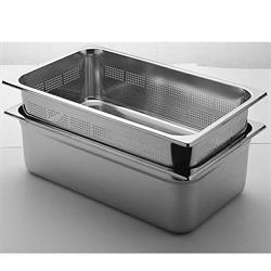 BACINELLA INOX FORATA GN 1/1 H. 90 INCASSO