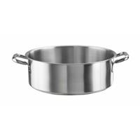 CASSERUOLA INOX BASSA 2M. CM.50 TENDER Lt.37,50