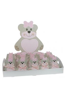 SCAT. ORSETTO TEDDY BEAR ROSA 6X4