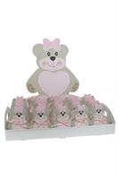 SCAT. ORSETTO TEDDY BEAR ROSA 6X4