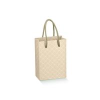 SHOPPER CARTA C/CORDINO MATELASSE' NUDO 13+7X18