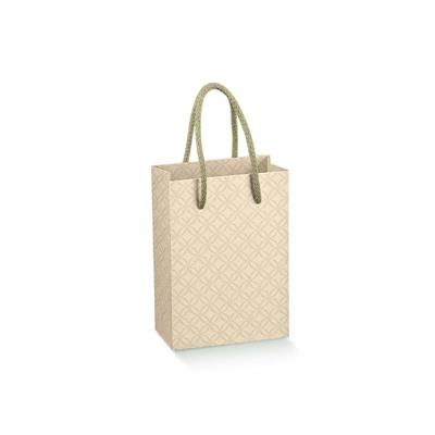 SHOPPER CARTA C/CORDINO MATELASSE' NUDO 16X8X23