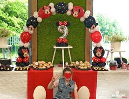 SCAT. CUBO 5X5X5 MINNIE PARTY ROSSO