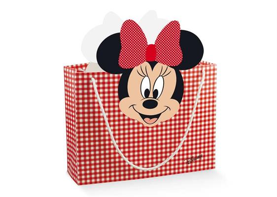 SHOPPER BOX C.CORDINI CM.33X10X27 MINNIE PARTY ROSSO