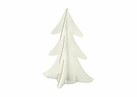 ALBERO DI CARTONE XSMAS H.36 SFERE BIANCHE