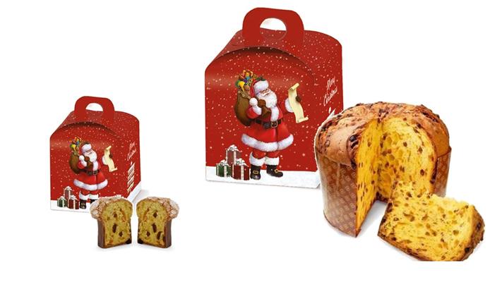 SCAT. PORTAPANETTONE 10X10X10 BABBO NATALE