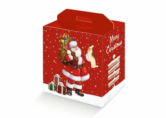 SCAT. PANETTONE 330X250X350 BABBO NATALE