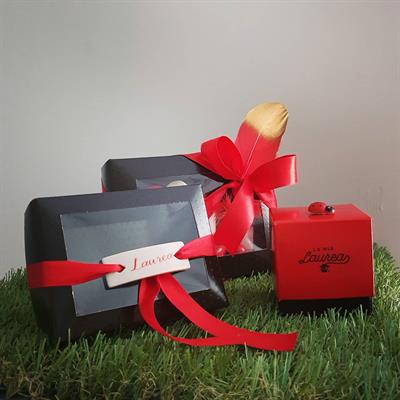 SCAT. FLEUR LA MIA LAUREA 5X5X5 RED-BLACK