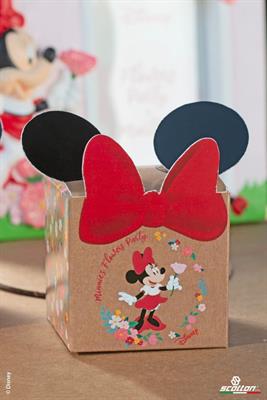 SCAT. CUBO 50X50X50 MINNIE FLOWER