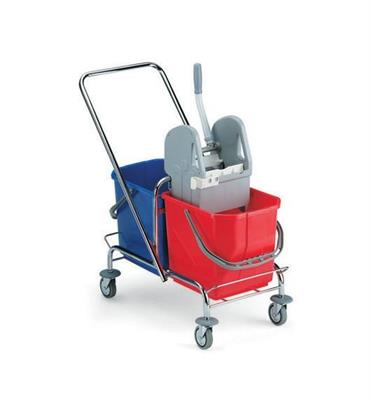 CARRELLO ROLL CROMATO   LT.15+15 CON STRIZZATORE