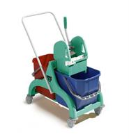 CARRELLO NICK DOPPIO    LT.25+25 MANIGLIA REVERSIBILE