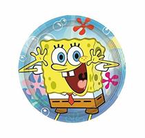 PIATTI CARTA CM.18 PZ.10 SPONGEBOB