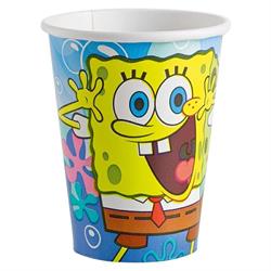 BICCHIERI CARTA 200CC PZ.10 SPONGEBOB