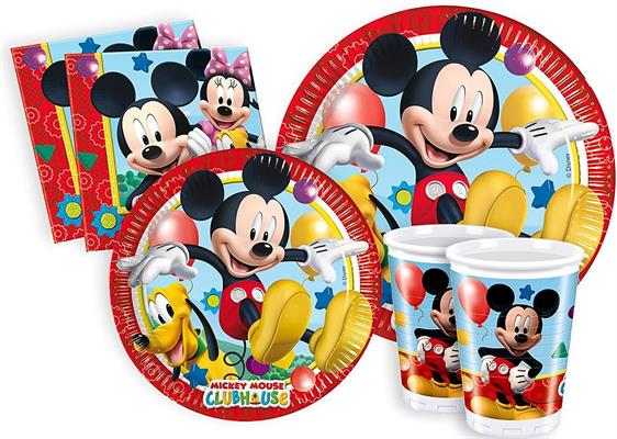 BICCHIERI PLASTICA PZ. 8 MICKEY MOUSE