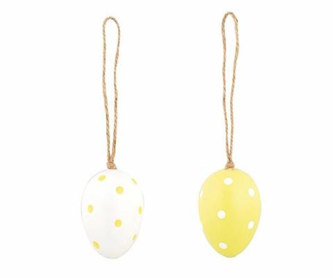 UOVA D'APP. WHITE GIALLO PZ.12 POIS