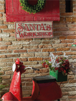 QUADRO SANTA'S WORKSHOP CM.71X30,5X30 H.