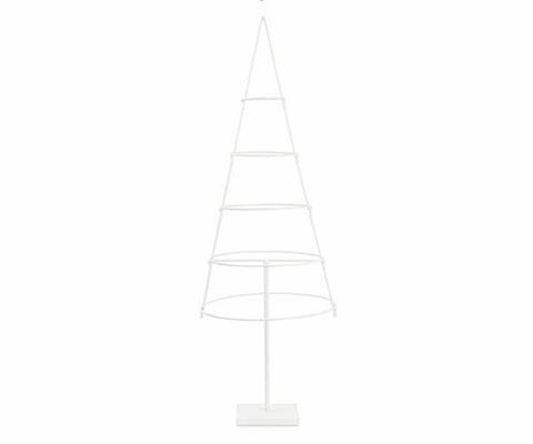 ALBERO METALLO DISPLAY  H.140 BIANCO  PROMO