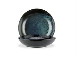 CIOTOLA PHOBOS LECOQ D. 15 H.7 STONEWARE BLU PUNTINATO