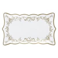 VASSOIO CARTA IMPERO CM.30X18 PZ.4 ORO