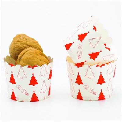 PIROTTINI CUPCAKE CM.5  PZ.20 XSMAS RED