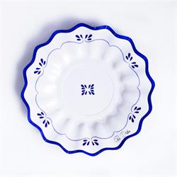 PIATTI CARTA NEW SHAPE  CM.21 PZ.8 ROYAL BLUE