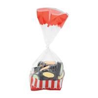 CANDY BAG CM.27 TRASPAR.+ROSSO PZ.10