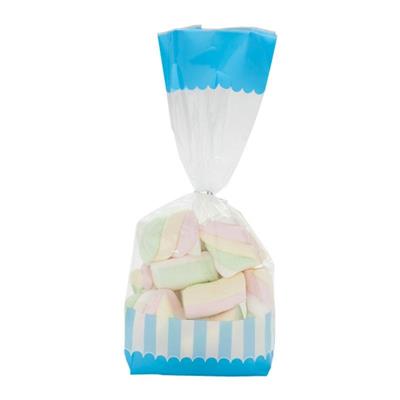 CANDY BAG CM.27 TRASPAR.+AZZURRO PZ.10