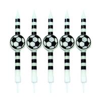 CANDELE STELO PALLONCINI PZ.5 BIANCO/NERO