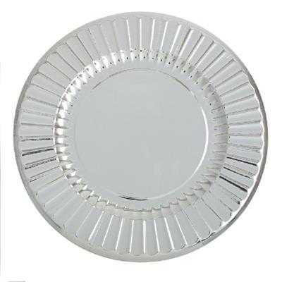 SOTTOPIATTI ROUND SHAPE D.33 LUX SILVER PZ.6