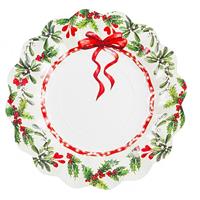 PIATTI ROUND SHAPE D.27 XSTMAS HOLLY PZ.8