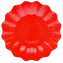 PIATTI CARTA MONOCOLORE CM.27 PZ.8 ROSSO