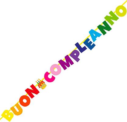 FESTONE CARTA BUON COMPLEANNO CAKE MT.2,4