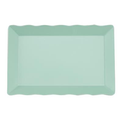 VASSOIO MELAMINA 20X30  VERDE MENTA