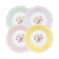 PIATTI CARTA DESSERT CM.21 PZ.8 GARDEN LIBERTY