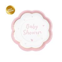 PIATTI CARTA SWEET CM.20 PZ.8 BABY SHOWER GIRL