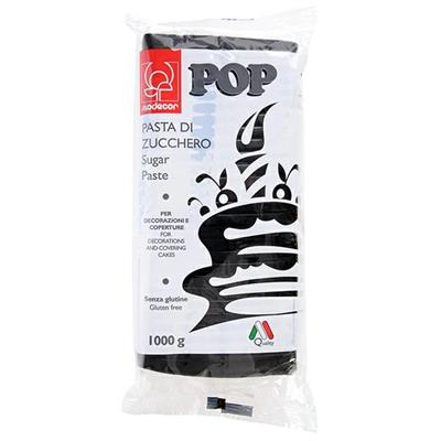 PASTA DI ZUCCHERO POP   KG.1 NERO