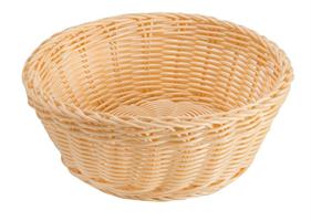 CESTINO POLYRATTAN TONDO CM.21 BEIGE