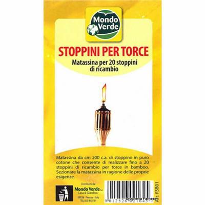 STOPPINO IN FIBRA PER TORCE METALLO CM. 30