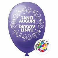 PALLONI 10 PZ.20 STAMPA REVERSE TANTI AUGURI