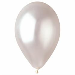 PALLONI 10 METALLIZZATI PZ.100 BIANCO