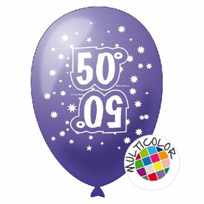 PALLONI 10 PZ.20 STAMPA REVERSE 50° ANNI