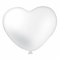 PALLONI 10 PZ.100 CUORE BIANCO