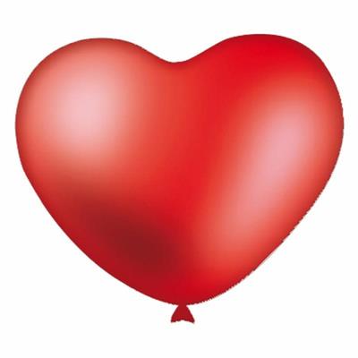 PALLONI 10 PZ.100 CUORE ROSSO