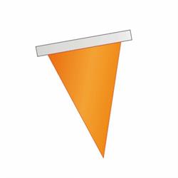 FESTONE BANDIERA TRIANGOLARE MT.10 PVC ARANCIO