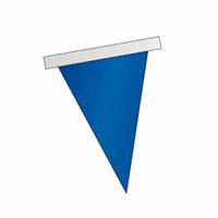 FESTONE BANDIERA TRIANGOLARE MT.10 PVC BLU