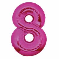 PALLONE FOIL FUCSIA CM. 100 NUMERO 8