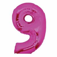 PALLONE FOIL FUCSIA CM. 100 NUMERO 9